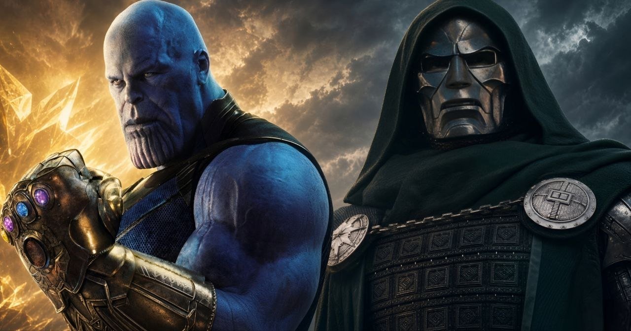 Josh Brolin Thanos vs. Doctor Doom